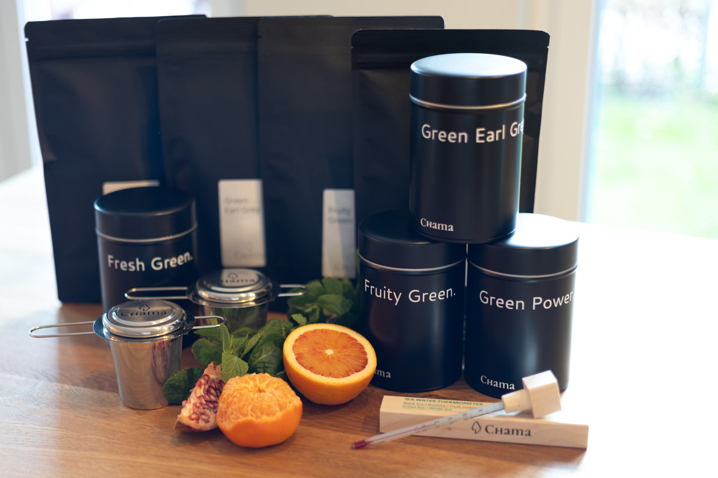 Set Tea Tea Journey Pro Kit mit Teefilter, Tee, Thermometer und Dosen