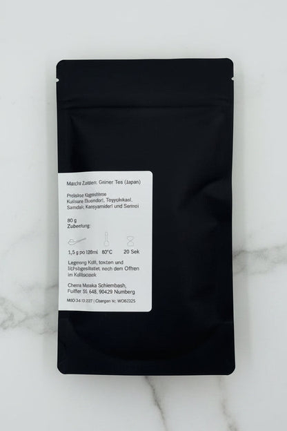 Chama Matcha N°1 80g Verpackung Rückseite