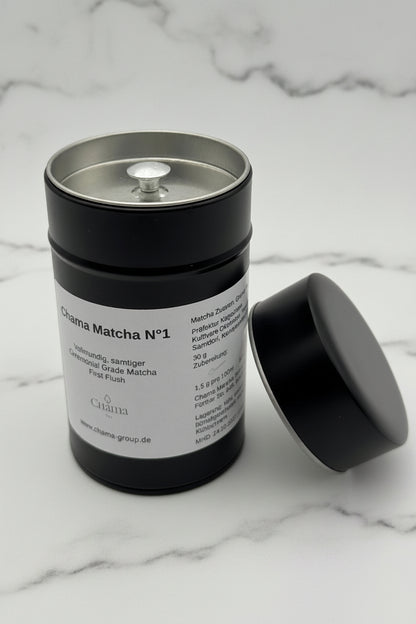 Chama Matcha N°1  Dose 30g geöffnet
